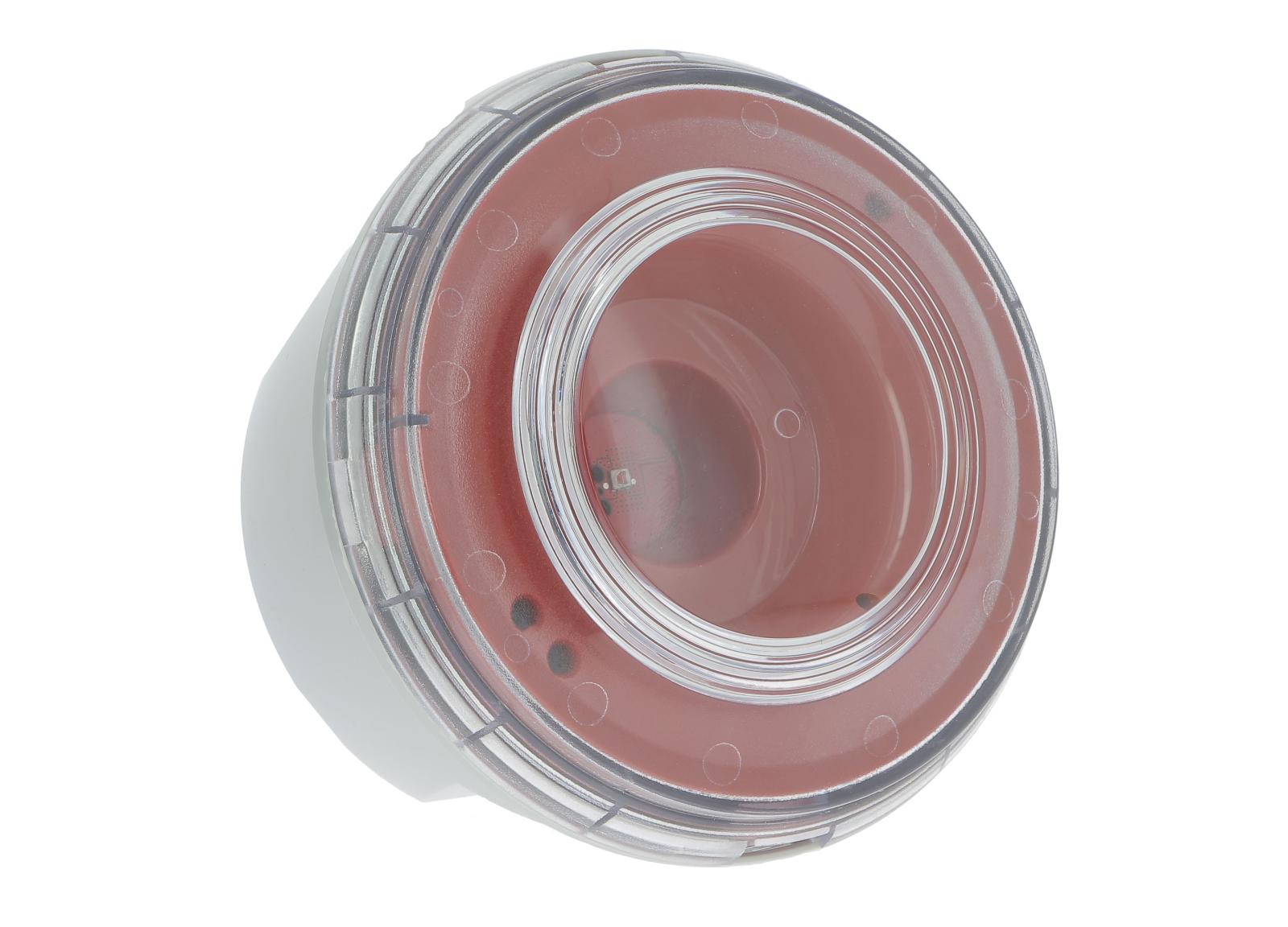 Diffuseur lumineux radio pour diffusion de l'alarme visuelle d'évacuation - à associer à un tableau d'alarme T4 radio - IP42 IK07