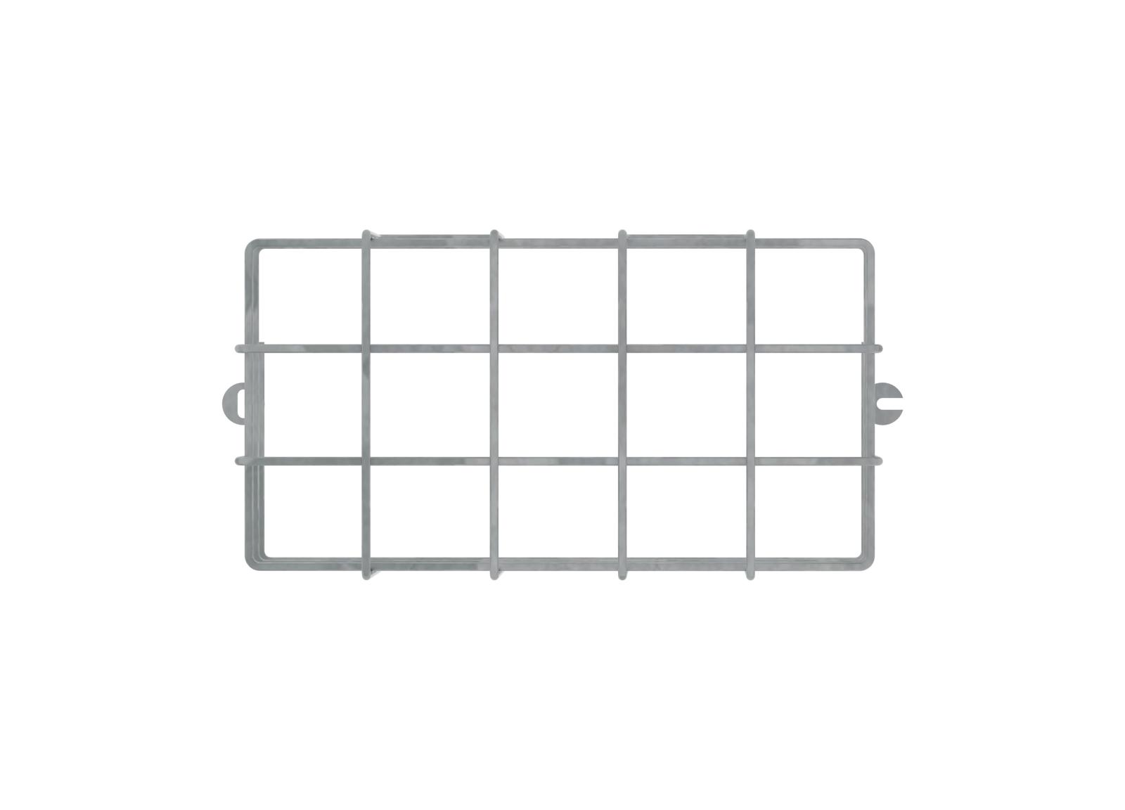 Grille de protection IK10 BAES et LSC Uralife/Uraone/Urajet - 20 joules - 2 points de fixation