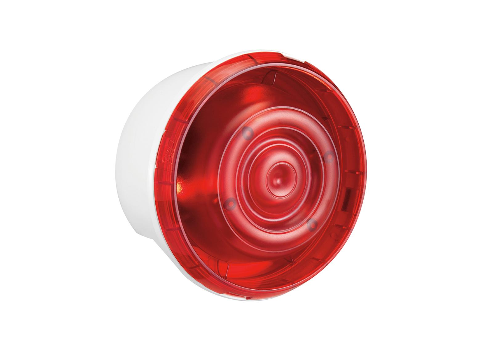 Dispositif Sonore d'Alarme Feu saillie DSAF avec avertisseur lumineux IP42 IK07 Dispositif Sonore d'Alarme Feu saillie DSAF avec avertisseur lumineux IP42 IK07