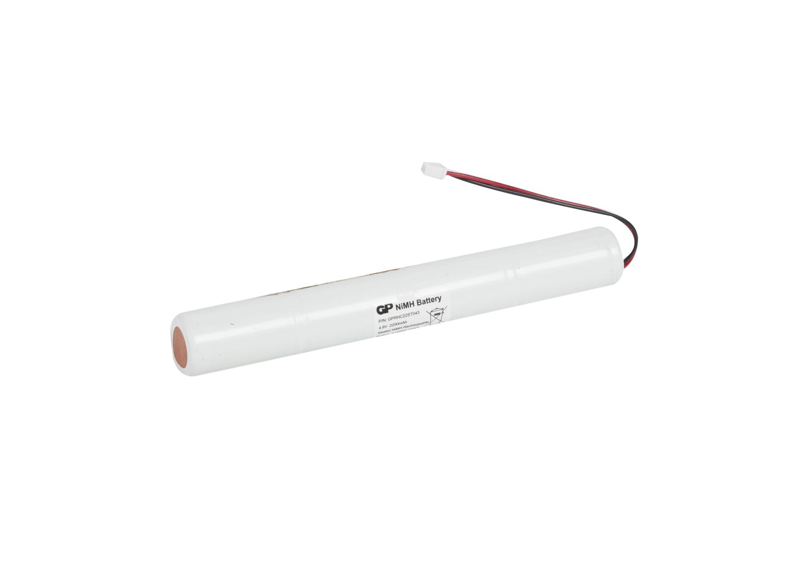 Batterie Nickel Métal Hydrure Ni-MH 4,8V 2,2Ah pour blocs d'éclairage de sécurité Batterie Nickel Métal Hydrure Ni-MH 4,8V 2,2Ah pour blocs d'éclairage de sécurité