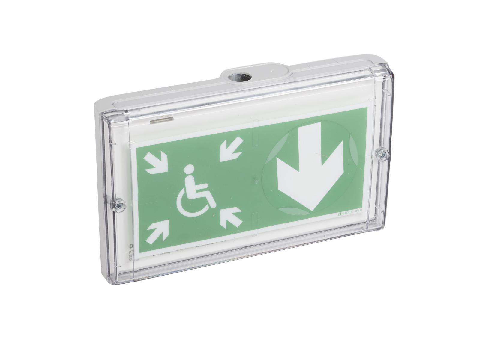 Dispositif de balisage renforcé DBR Uraproof IP66 IK10 Adressable flux 45lm à 120lm 1h consommation 0,7W Dispositif de balisage renforcé DBR Uraproof IP66 IK10 Adressable flux 45lm à 120lm 1h consommation 0,7W