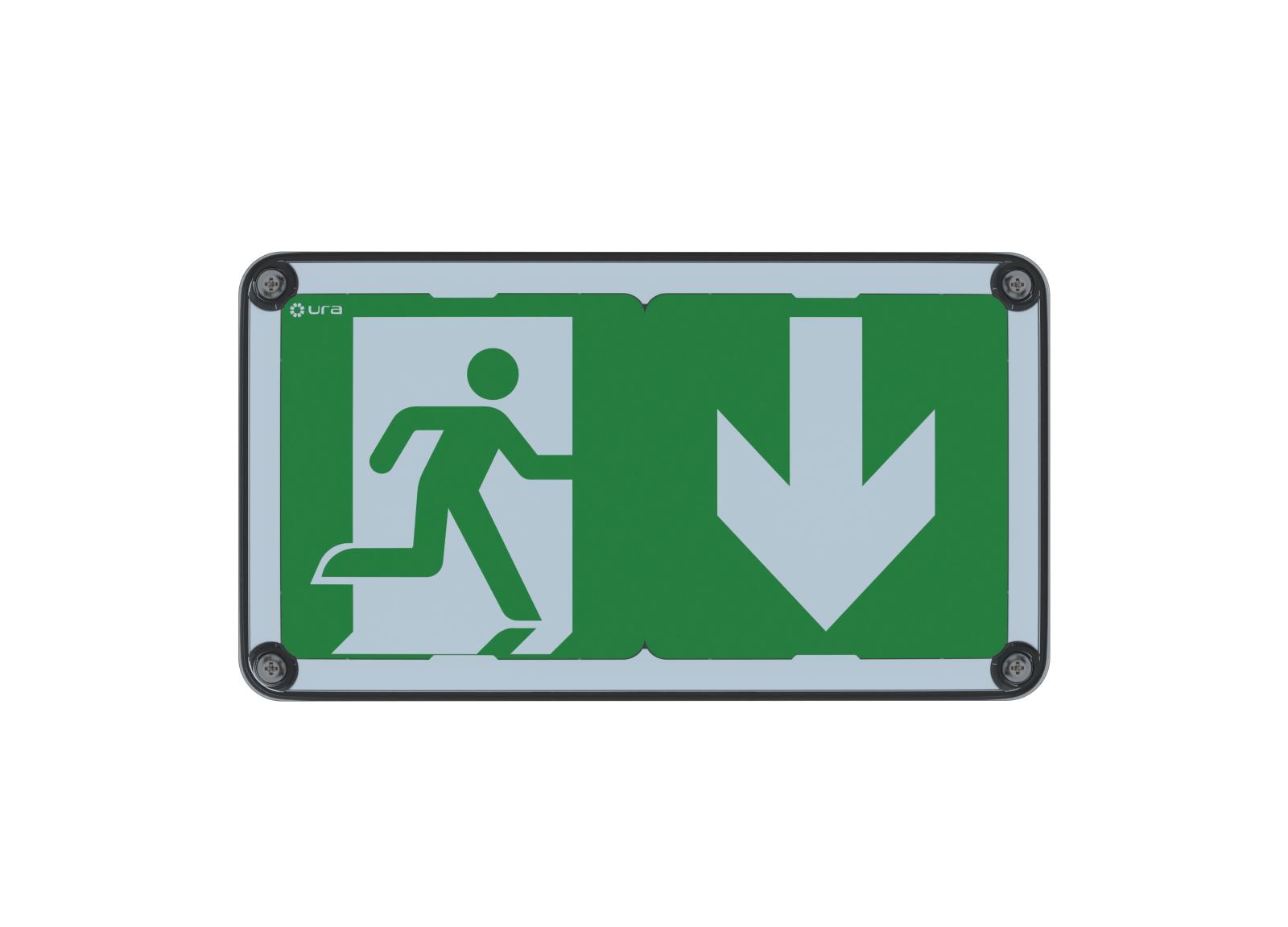 BAES+BAEH Uraproof V SATI Connecté Adressable 45lm/1h-8lm/5h IP66/IK10