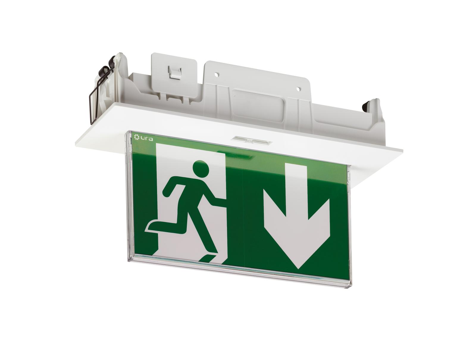 BAES Uralife V Évacuation SATI Connecté 45lm/1h - IP 43/IK 07 - pose plafond encastrée/saillie NF Environnement BAES Uralife V Évacuation SATI Connecté 45lm/1h - IP 43/IK 07 - pose plafond encastrée/saillie NF Environnement