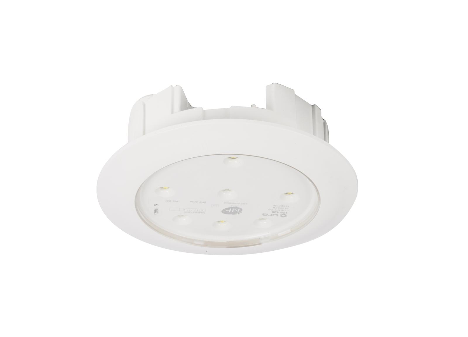 Luminaire pour Sources Centrales LSC d'ambiance 24V=/48V= Practice IP40 IK07 flux 320lm Luminaire pour Sources Centrales LSC d'ambiance 24V=/48V= Practice IP40 IK07 flux 320lm