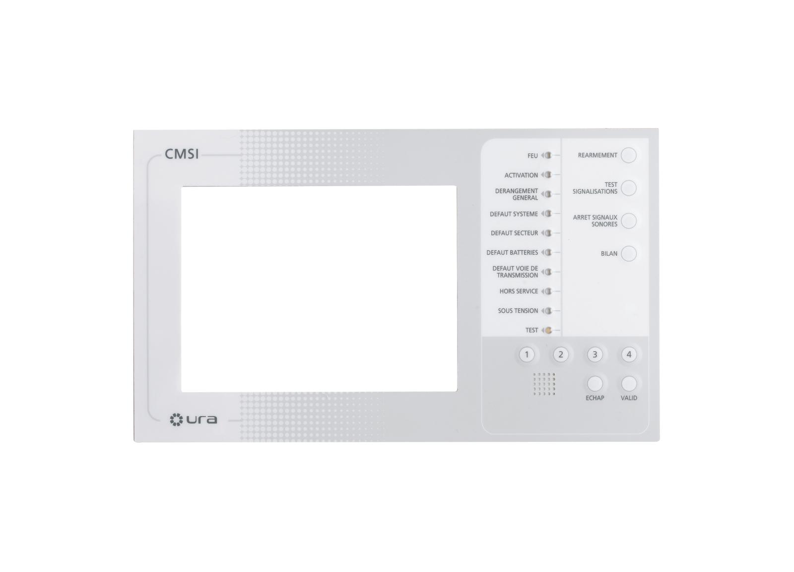 Facette Interface Homme Machine pour CMSI Adressable XL3 catégorie B Facette Interface Homme Machine pour CMSI Adressable XL3 catégorie B