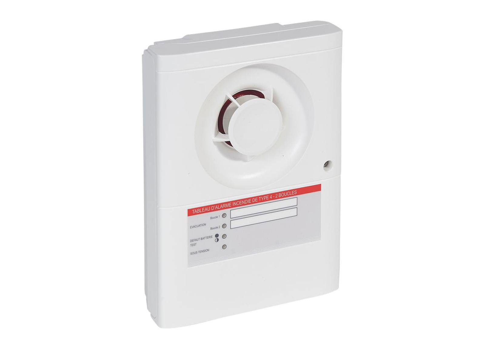 Tableau d'alarme de Type 4 alimentation secteur (T4 2B) 2 boucles déclencheurs Tableau d'alarme de Type 4 alimentation secteur (T4 2B) 2 boucles déclencheurs