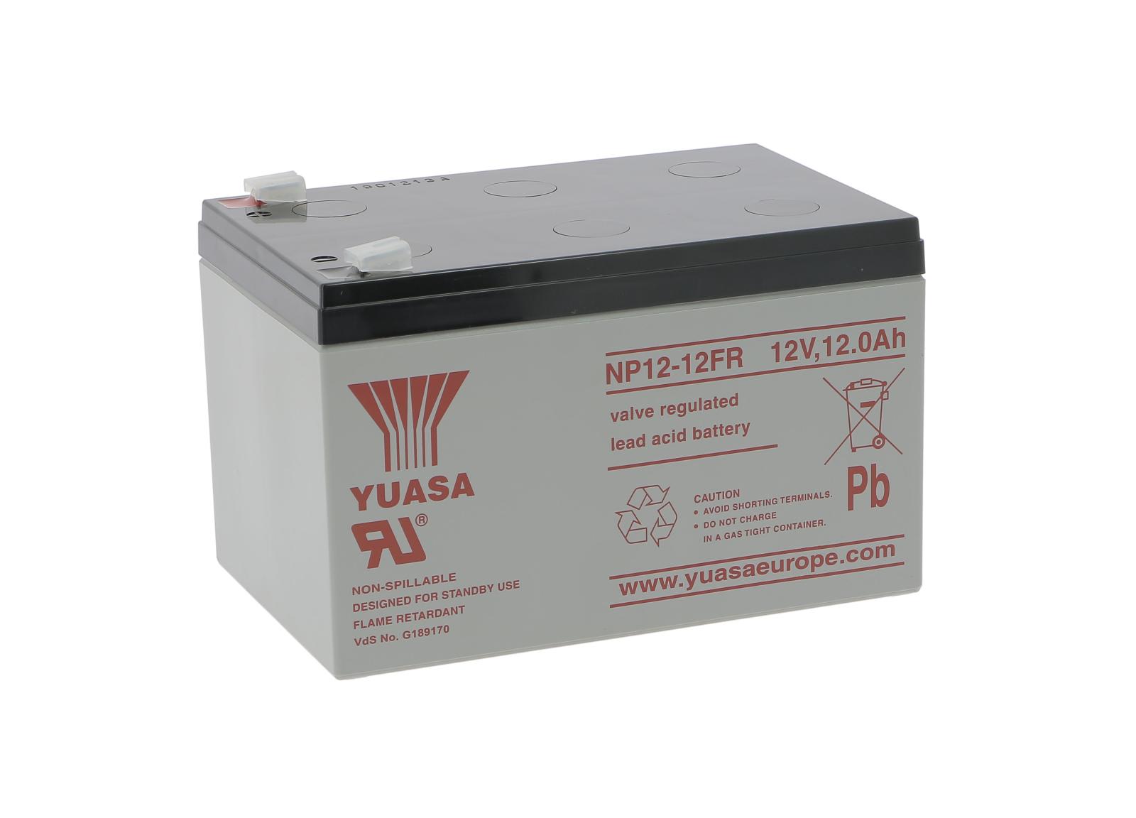 Batterie Plomb 12V 12Ah pour alarme incendie Batterie Plomb 12V 12Ah pour alarme incendie