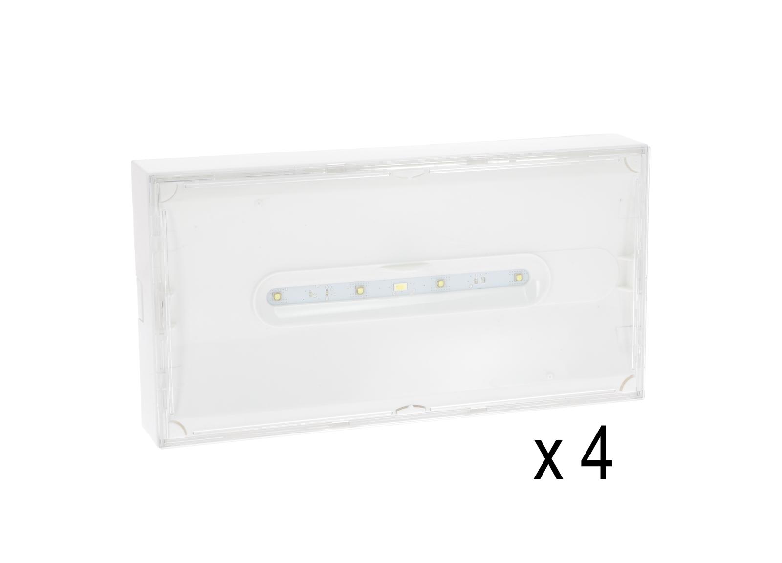 Lot de 4 BAES d'Ambiance SATI Uraone V référence 111227V (après 03-2020) reconditionnés sans embases