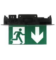 BAES+BAEH URALIFE V 45lm-1h 8lm-5h SATI Adressable Plafond - Noir