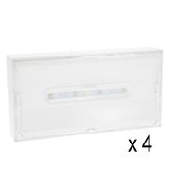 Lot de 4 BAES d'Ambiance SATI Uraone V référence 111227V (après 03-2020) reconditionnés sans embases