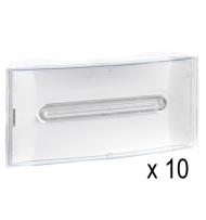 Lot de 10 BAES d'évacuation SATI Uralife référence 118218 (avant 04-2022) reconditionnés avec patères